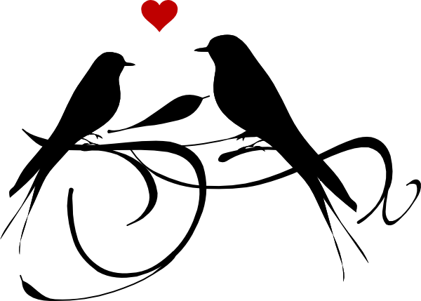 Clipart Love Black - ! 5'x7'area Rug (600x429)