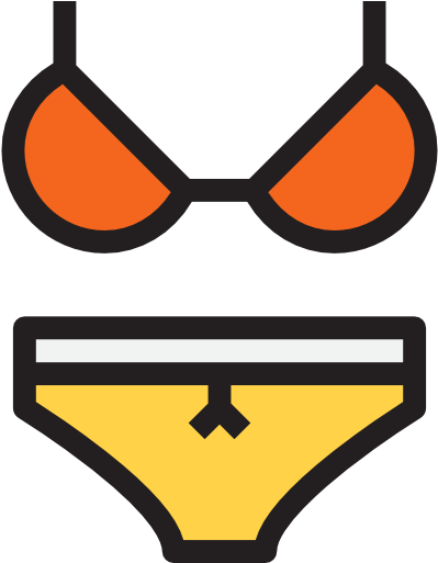 Bikini Clipart One Piece - Bikini Icon (512x512)