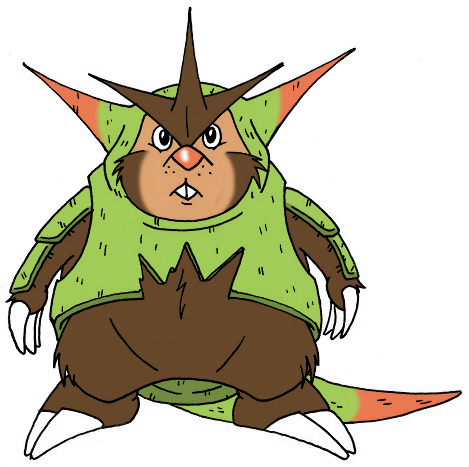 651 Quilladin By Kuruttra - Cartoon (469x467)