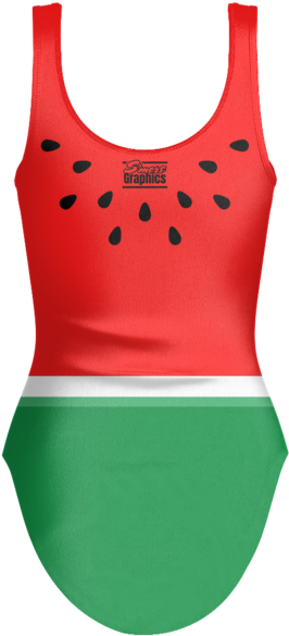 Red Watermelon - Swimsuit - S'more Graphics - Watermelon (620x620)