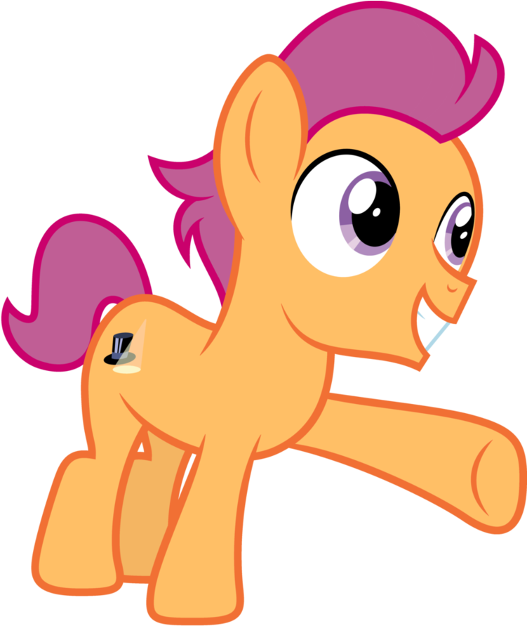 Scootaloo Tender Taps By Blah23z - Diamond Tiara X Tender Taps (879x908)