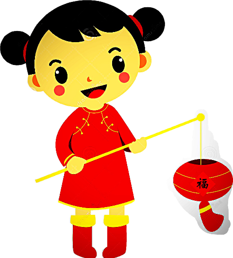 Little Chinese Girl Cartoon (480x532)