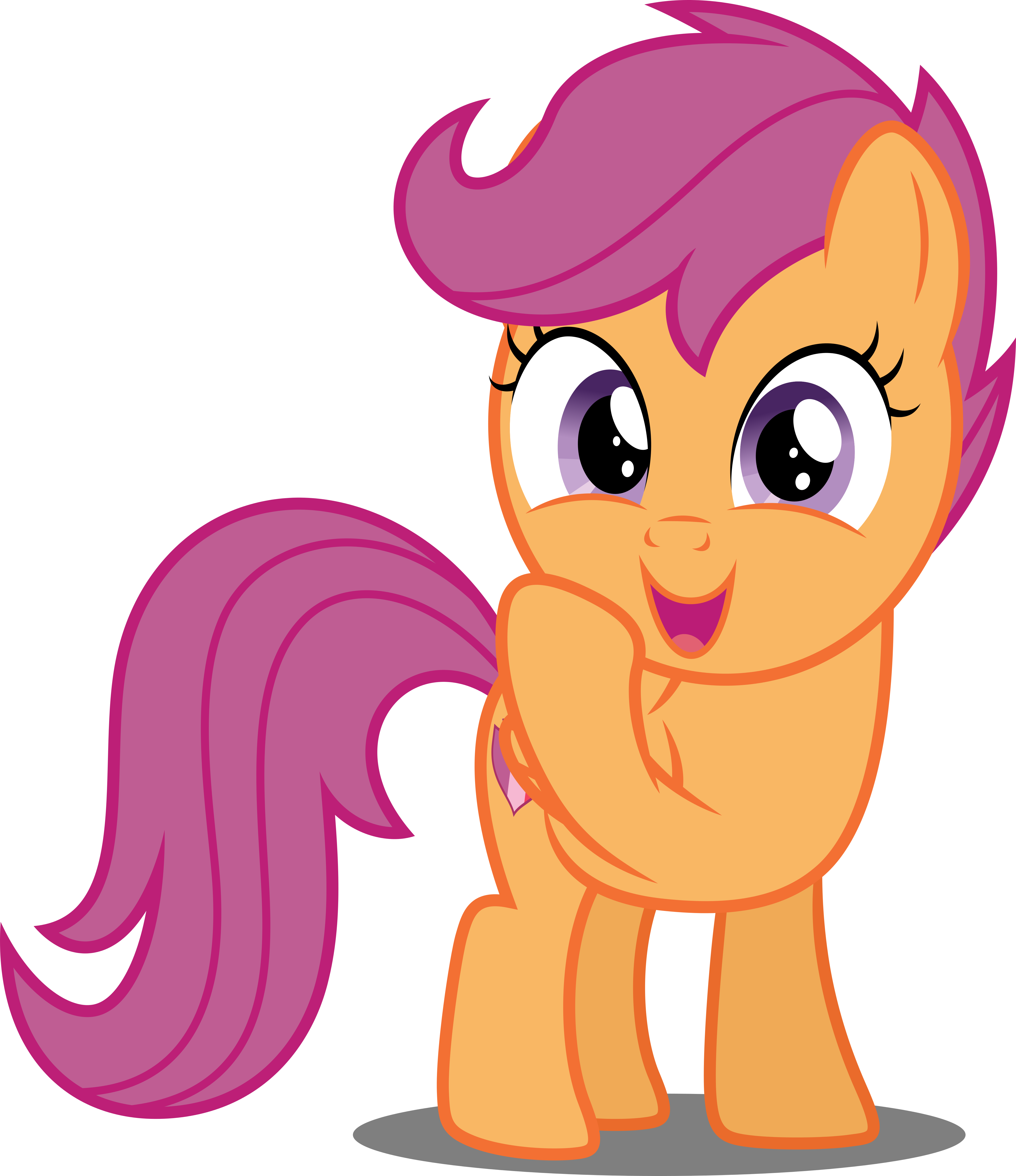Comeha 40 3 Vector - Pony Friendship Is Magic Scootaloo (4320x5000)