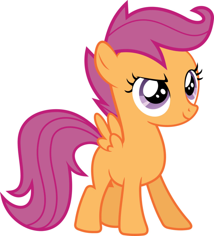 Fan Art By Uxyd - My Little Pony Scootaloo (900x989)