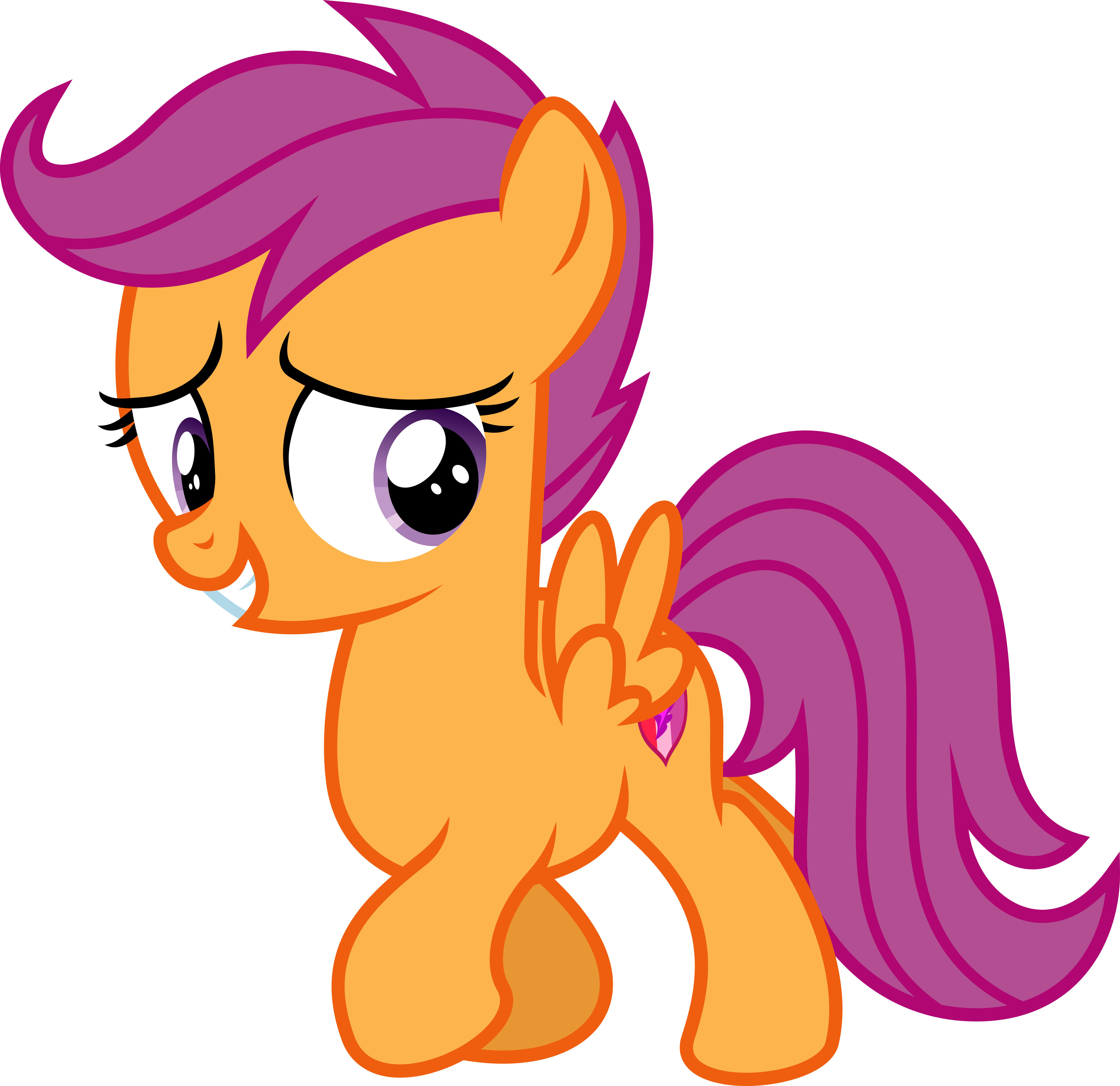 Vector Scootaloo By Deyrasd Vector Scootaloo By Deyrasd - Mlp Scootaloo Vector (4312x4181)
