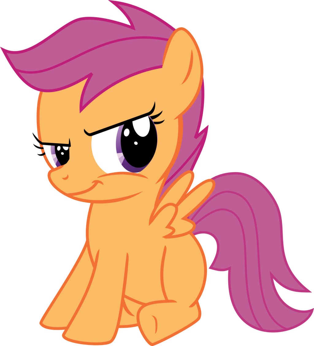 Smug Scootaloo By Algonquinmaniac Smug Scootaloo By - Scootaloo (1024x1130)