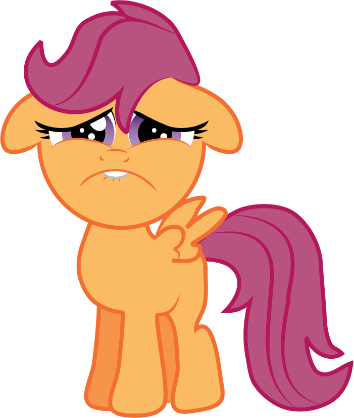 Sad Faced Scootaloo By Creshosk - My Little Pony Scootaloo Crying Gif (701x826)