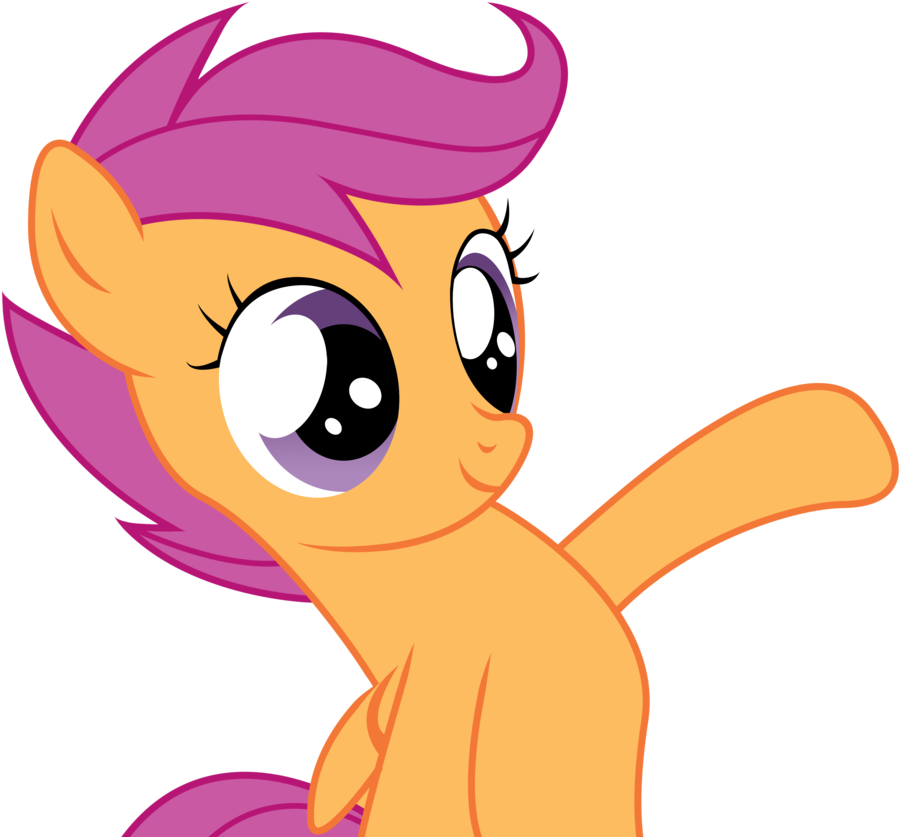 Scootaloo Vector - Scootaloo (932x858)
