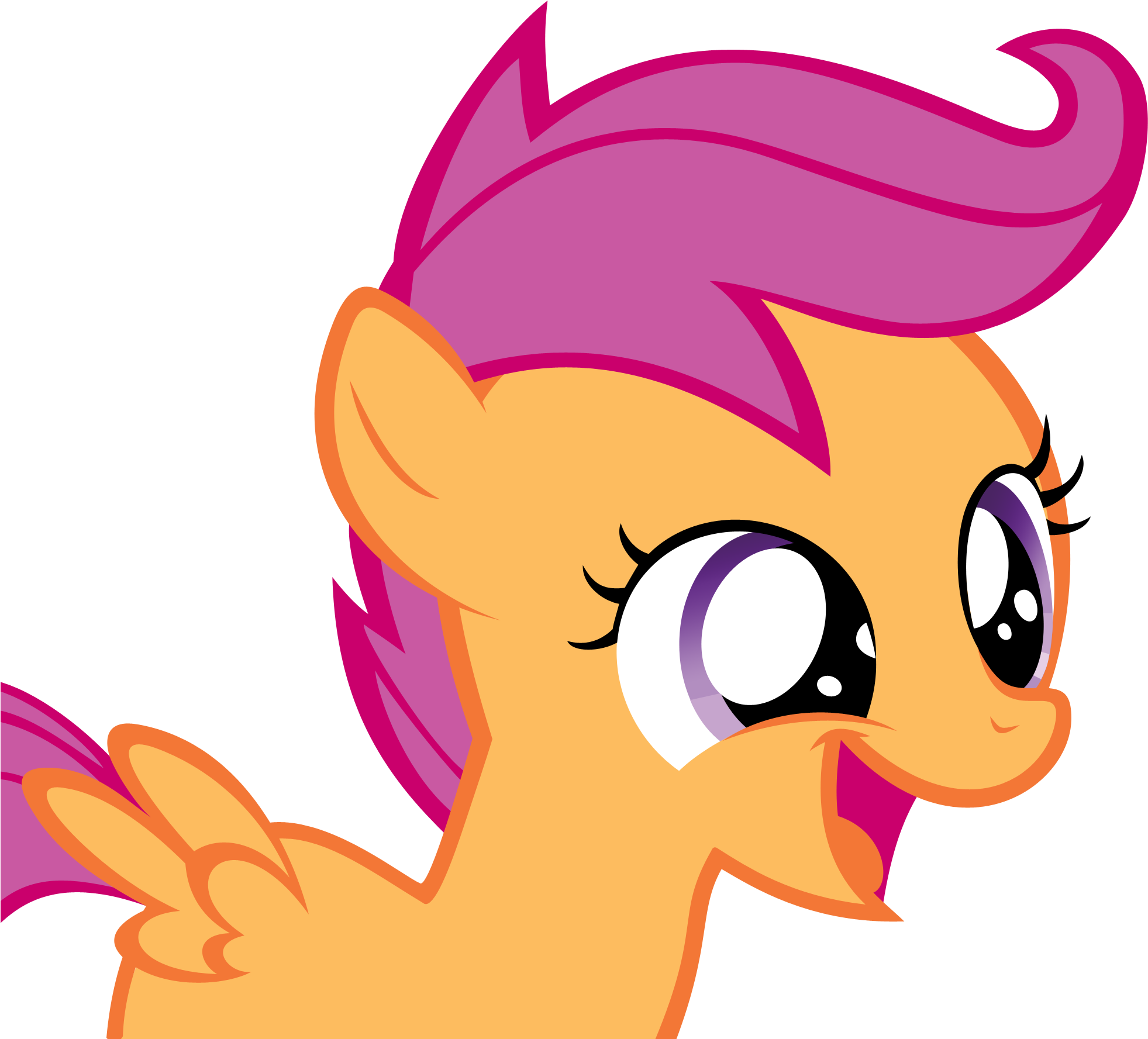 Happy Scootaloo By Emonroe7 - Scootaloo Happy (2000x1776)