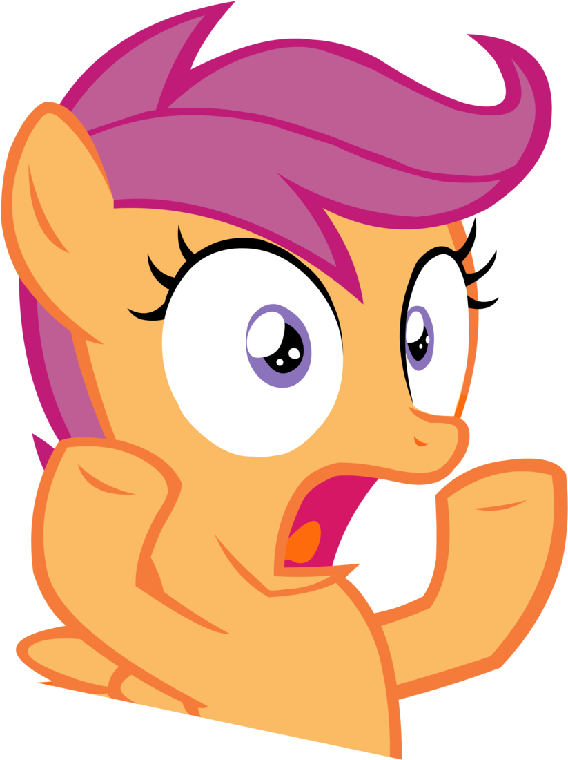 Scootaloo Shocked Vector By Sparklepeep Scootaloo Shocked - My Little Pony: Friendship Is Magic (900x1125)