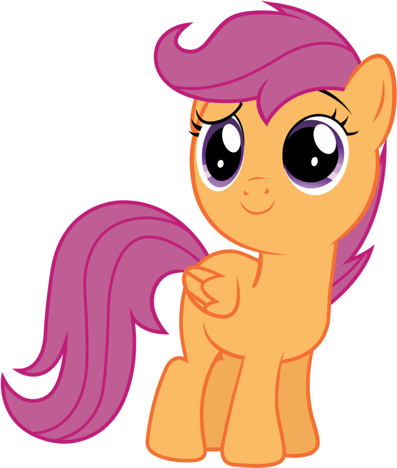 Hey Guys By Joemasterpencil - Mlp Scootaloo (830x962)