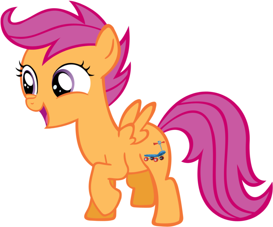 Scootaloo Custom Cutie Mark By Thebosscamacho - Magic Cutie Mark Crusaders (952x839)
