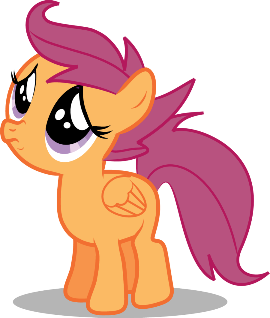 Sad Eyed Scootaloo By Creshosk Sad Eyed Scootaloo By - Rainbow Dash Cutie Mark (900x1060)