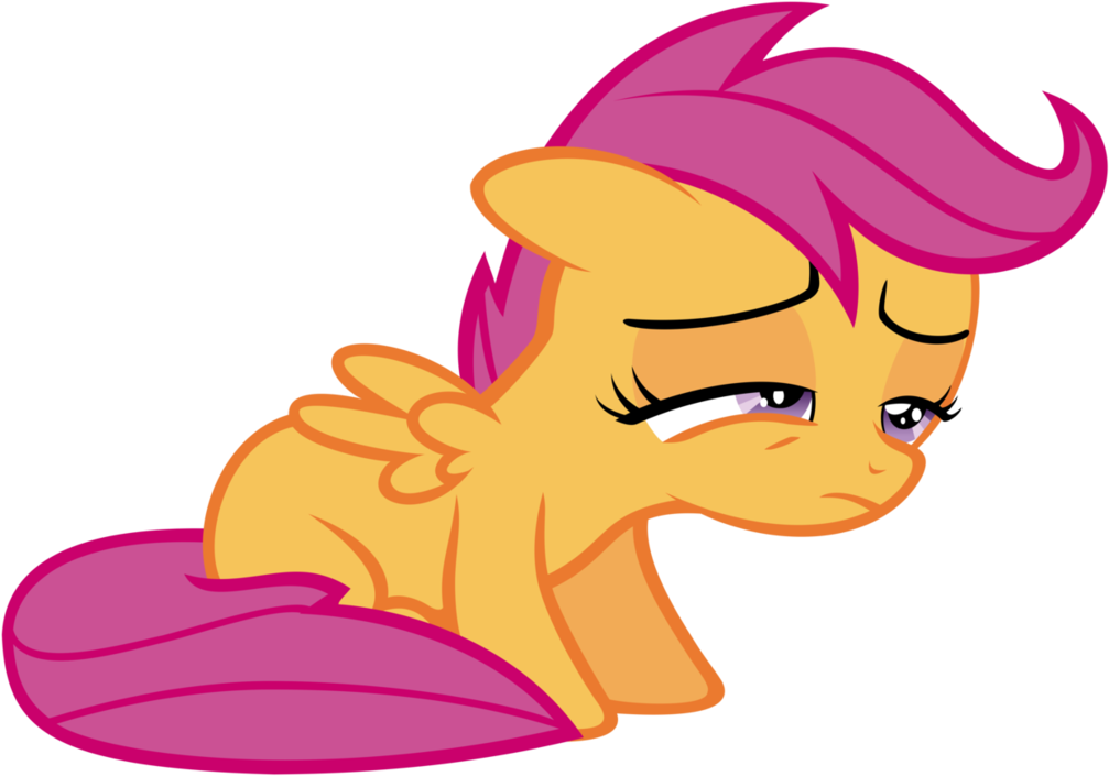 Thatsgrotesque, Cute, Dead Source, Safe, Scootaloo, - Tired My Little Pony (1036x772)