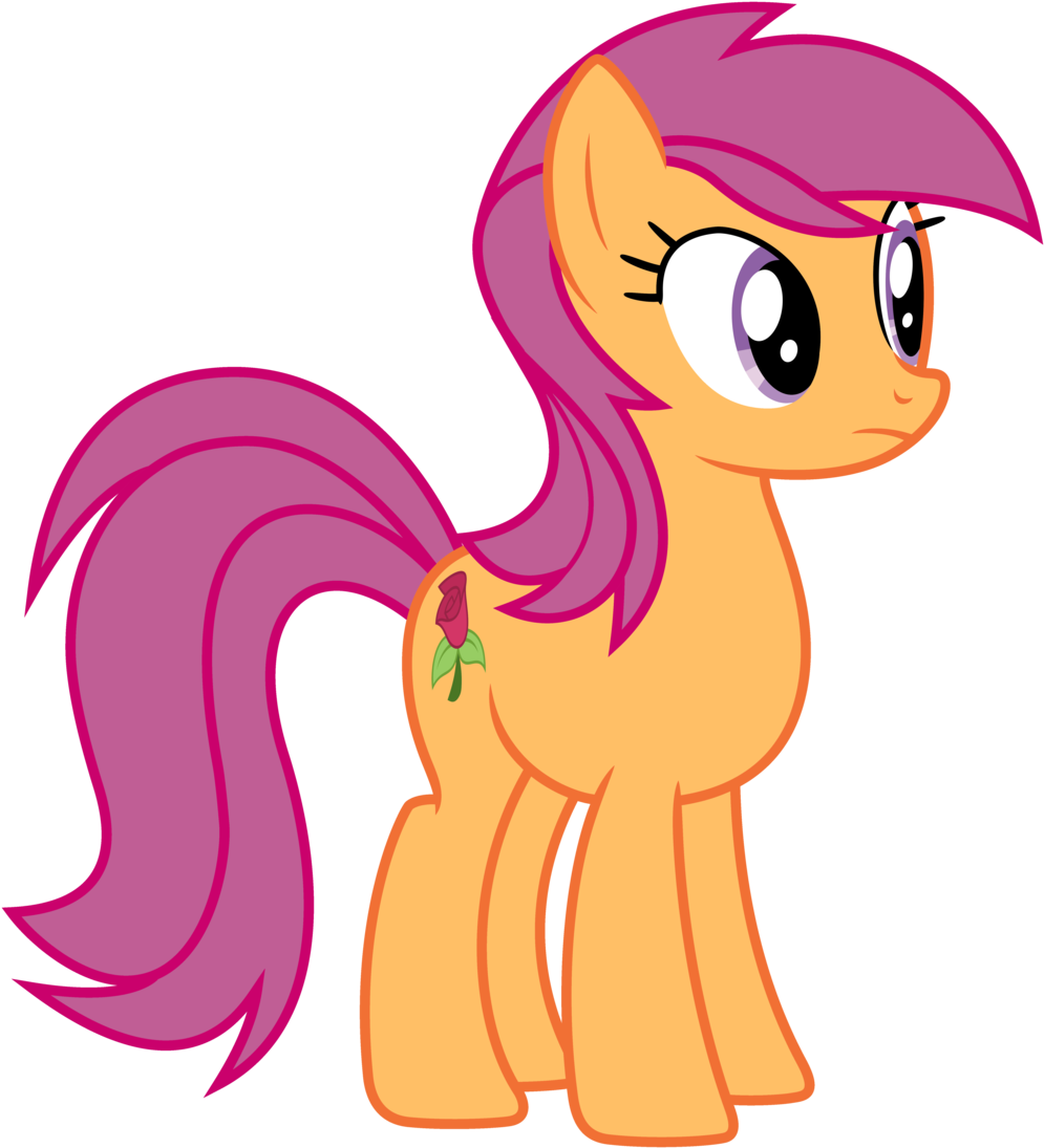 Scootaloo Roseluck By Blah23z Scootaloo Roseluck By - Little Pony Friendship Is Magic (1024x1124)