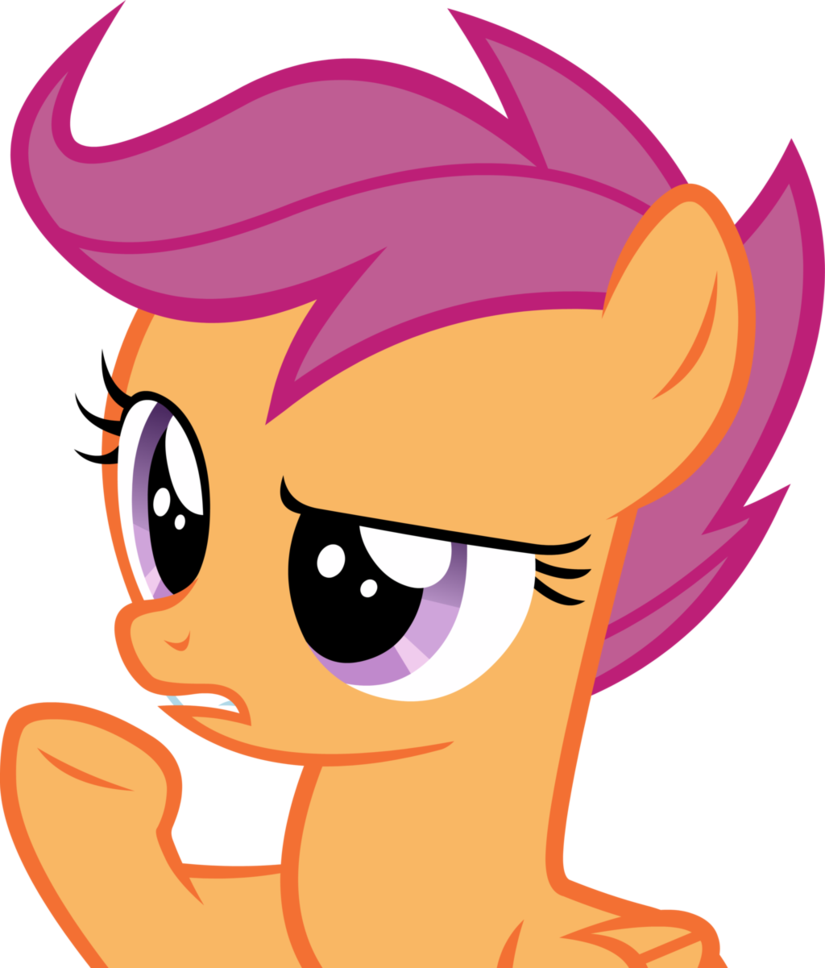 Scootaloo By Maomao27 - Mods Are Asleep Post Ponies (825x968)