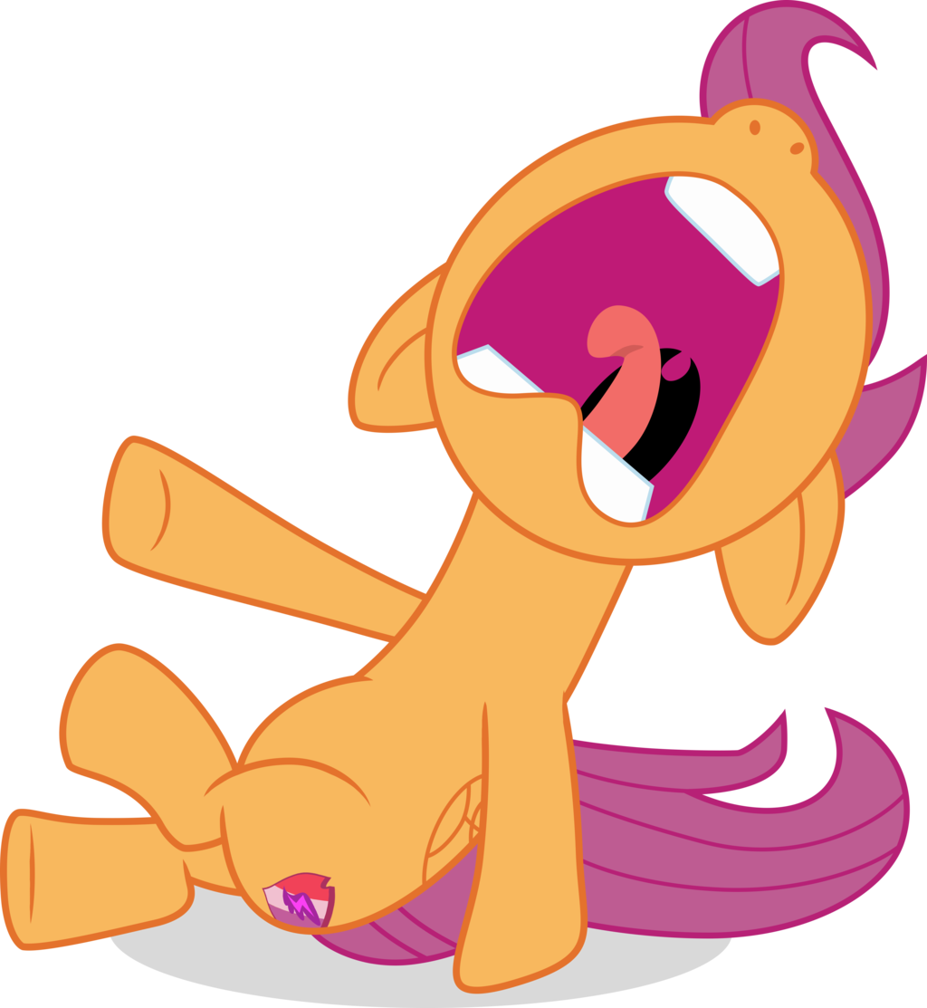 Frightened Scootaloo By Shutterflyeqd - Scootaloo Scared (1024x1113)