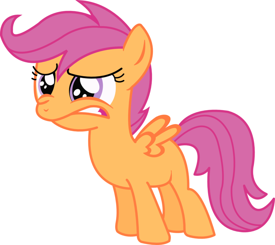 Scootaloo Do Not Want Vector By Herrmyrddin On Deviantart - Imagenes De Scootalo Gif (900x802)