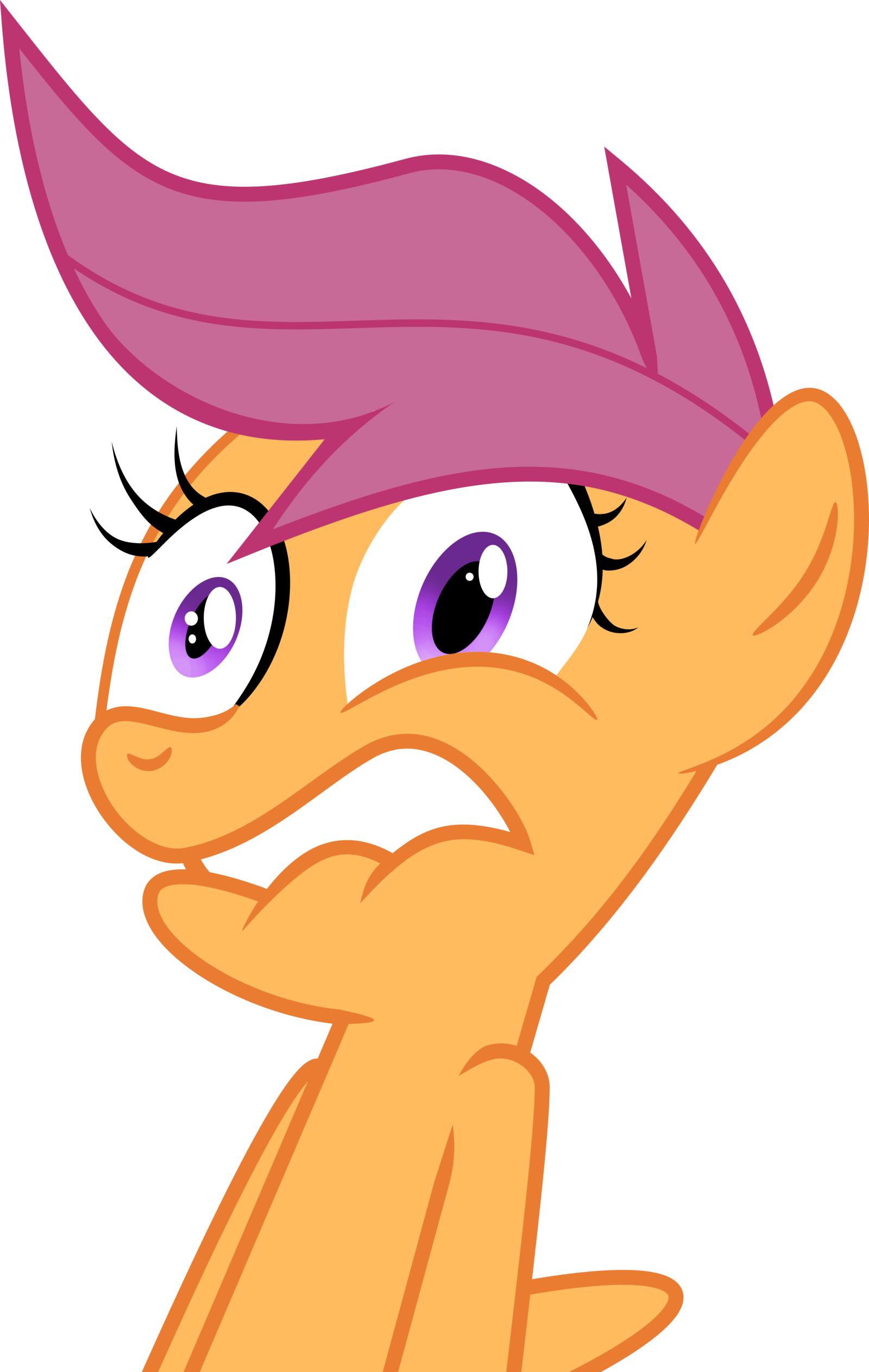 Scary By Ifoxtrax Scary By Ifoxtrax - Scootaloo (1600x2526)