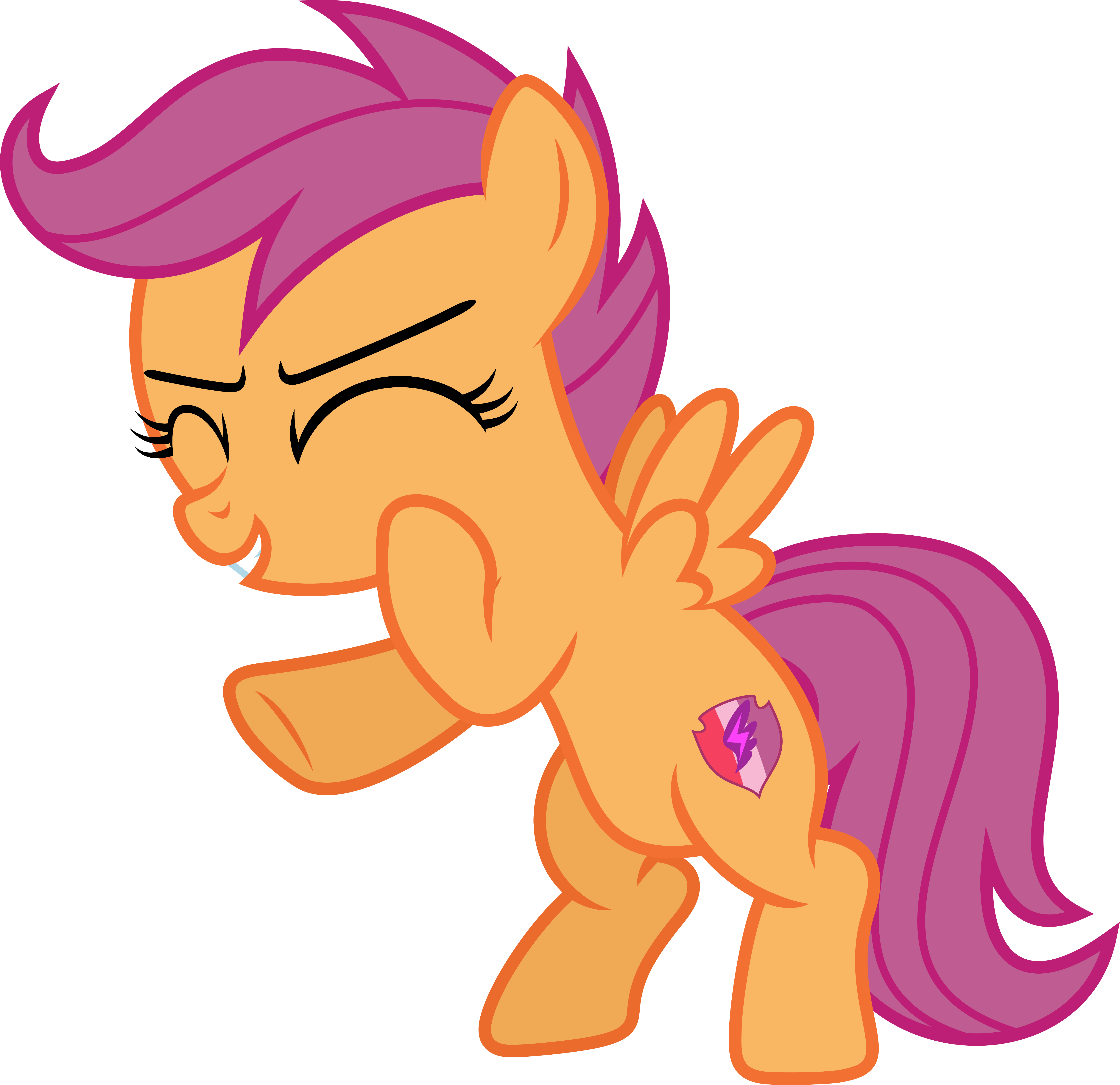 Deratrox 104 1 [vector] Scootaloo By Deratrox - Mlp Scootaloo Vector (6001x5814)