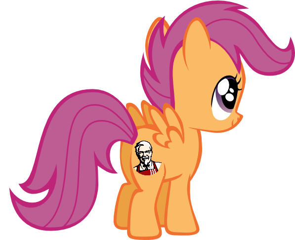 Scootaloo Gets Her Cutie Mark By Fargosis16 On Deviantart - Scootaloo With Her Cutie Mark (610x521)