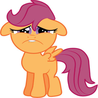Scootaloo - Sad - My Little Pony Scootaloo Crying Gif (420x420)