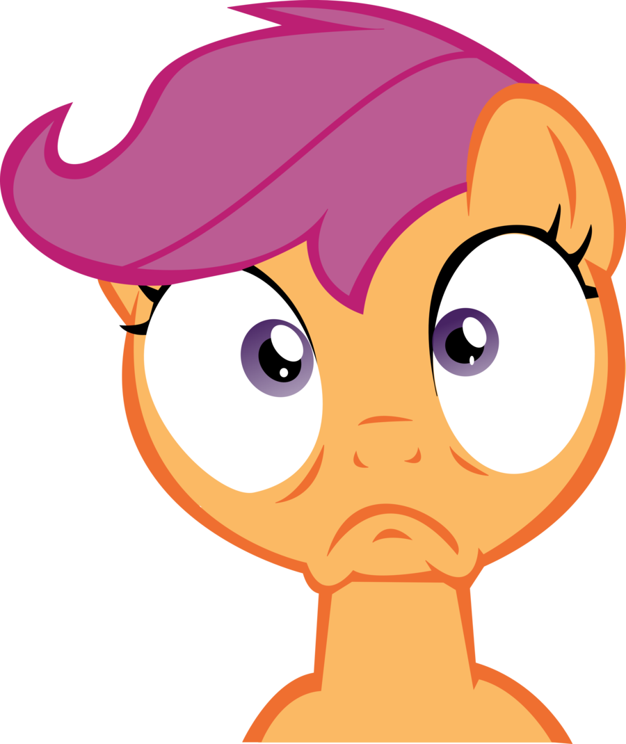 Scootaloo Is Scared By Supermanxdlolol Scootaloo Is - Scootaloo Scared (900x1070)