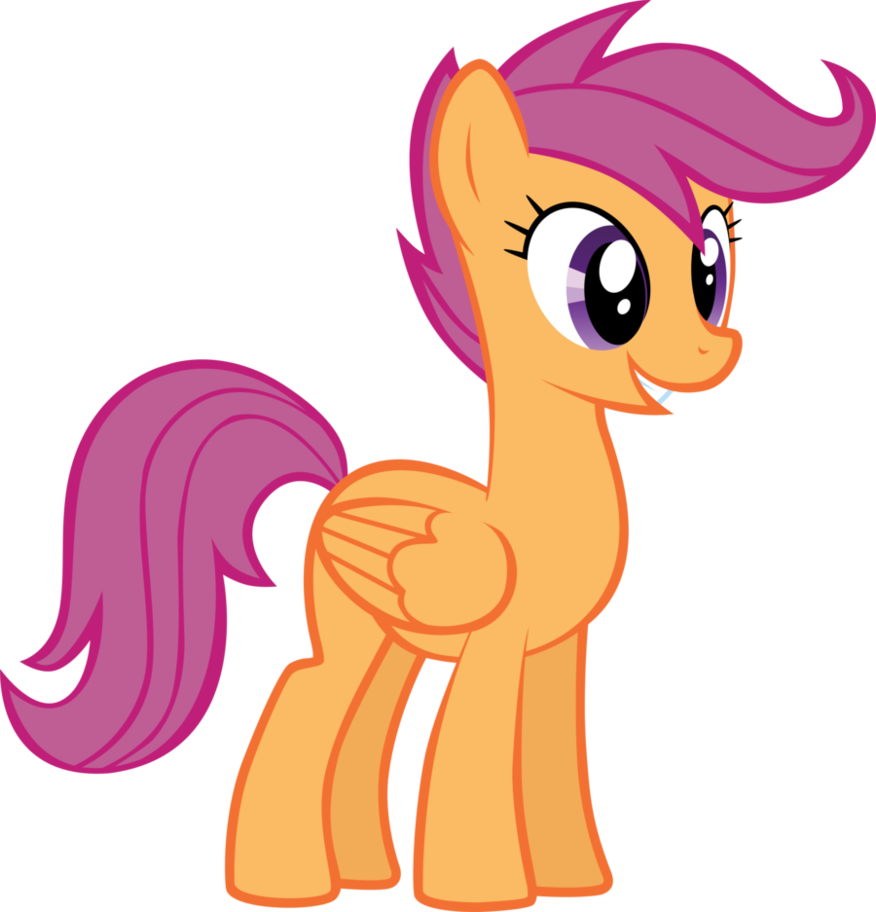 Older Scootaloo By Thejedyates - Cutie Mark Crusaders Scootaloo (876x912)