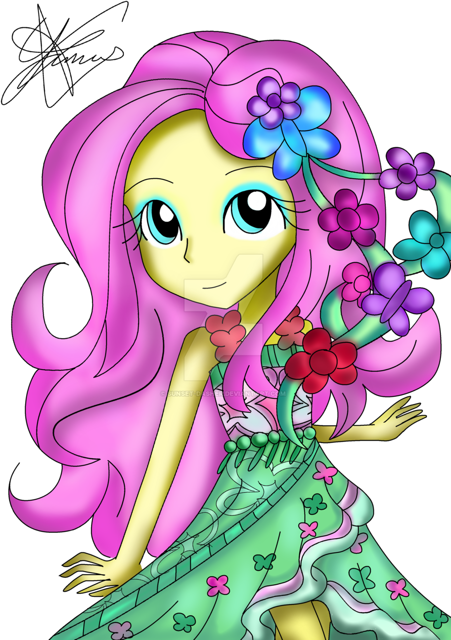 Legends Of Everfree Equestria Girls By Yitsune-melody - Fluttershy (900x1273)