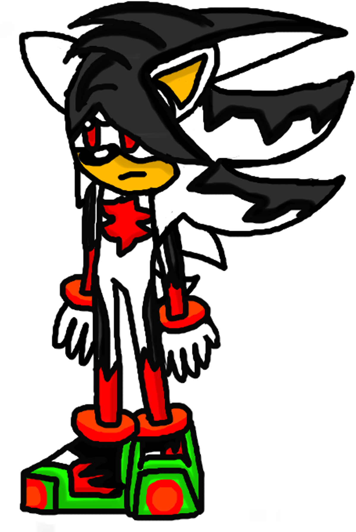 [sonic Oc] Meteor The Hedgehog By Xx Meteorth Xx - Meteor The Hedgehog (1202x1842)