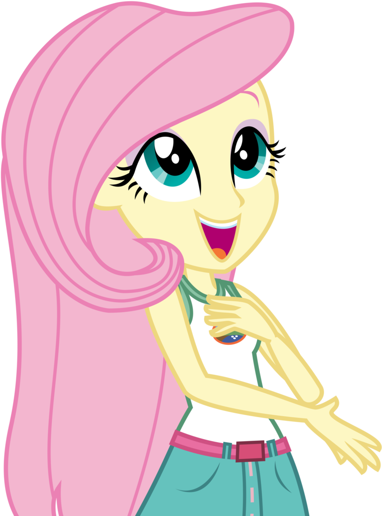 Sketchmcreations, Clothes, Cute, Equestria Girls, Fluttershy, - Fluttershy Mlp Eg Happy (774x1024)