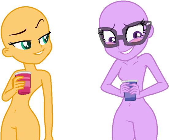 Eg Sunset Shimmer And Sci-twi Base - Twilight Sparkle (1024x575)