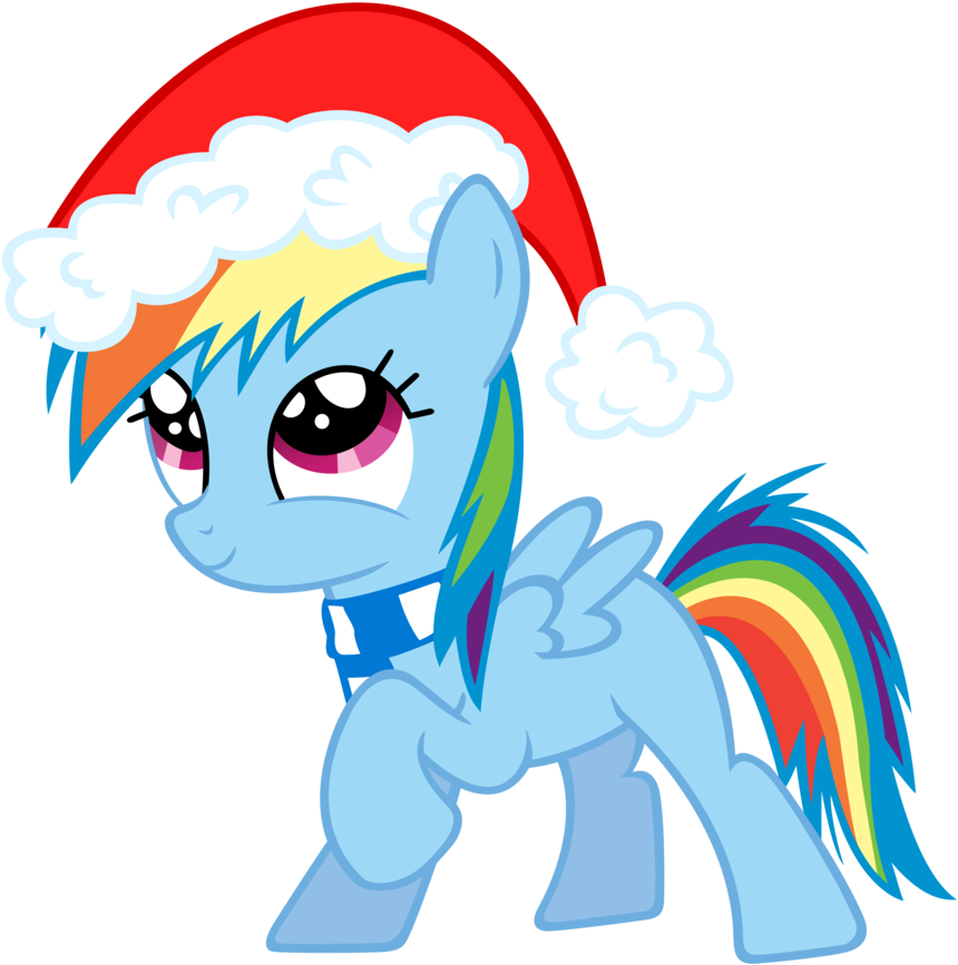 Posted Image - > - My Little Pony Christmas Rainbow Dash (900x900)