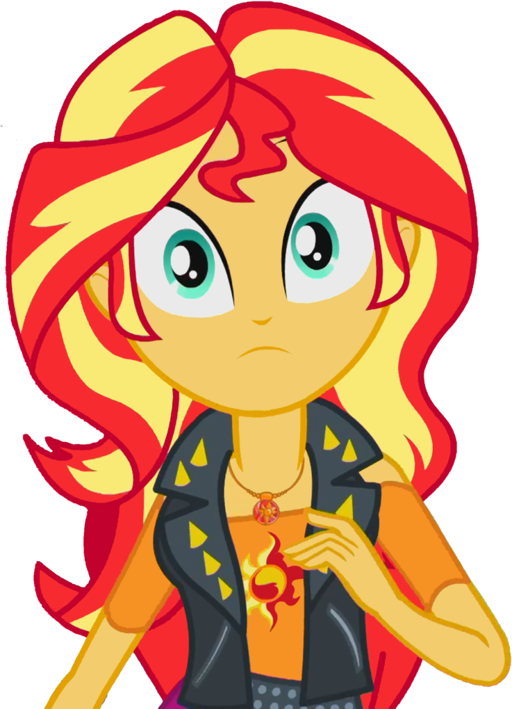 Thebarsection, Clothes, Equestria Girls, Female, Geode - Sunset Shimmer Fine Line (744x1024)