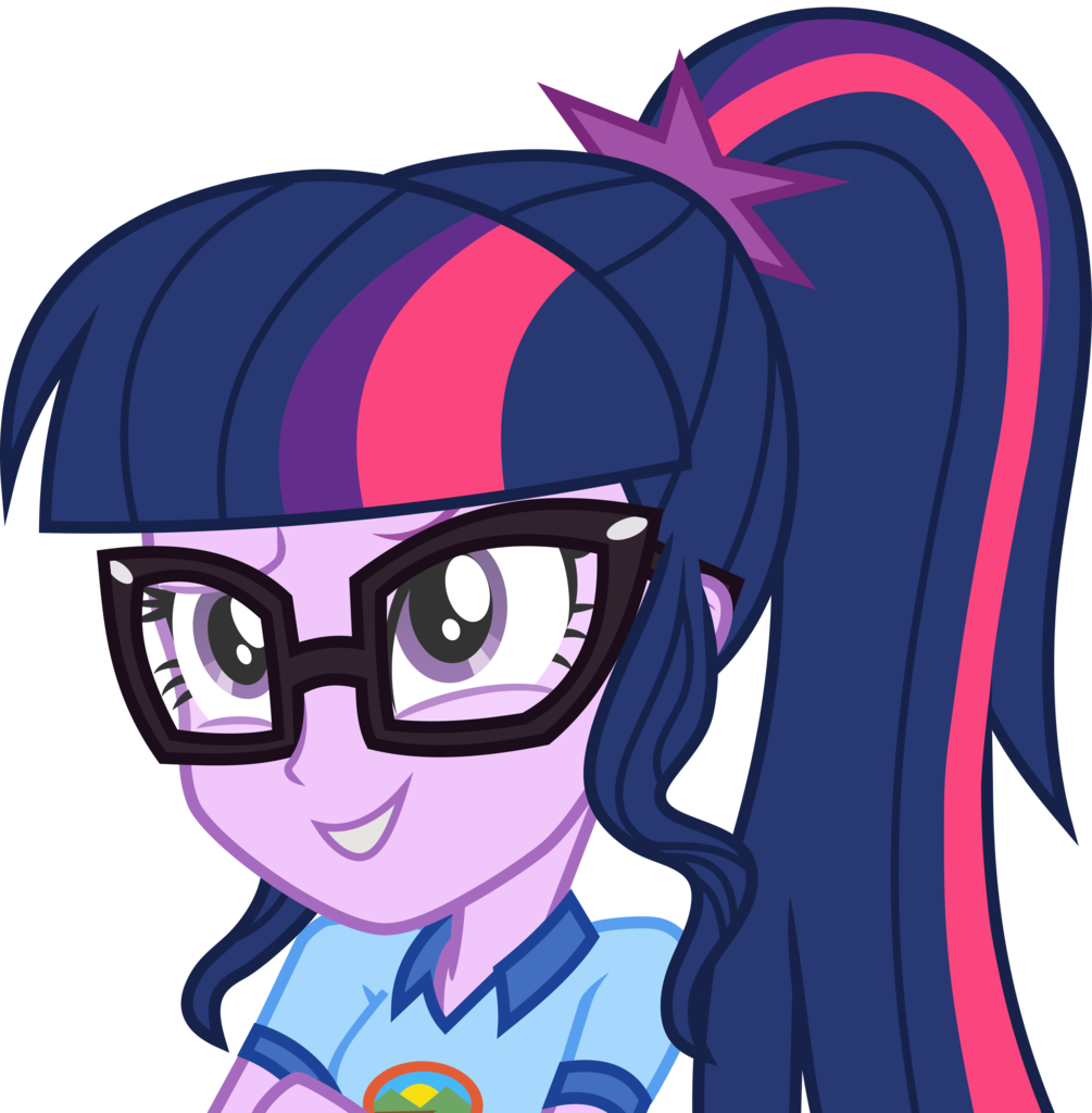 Uponia, Clothes, Cute, Equestria Girls, Glasses, Inkscape, - Equestria Girls 4 Twilight Sparkle (1005x1024)