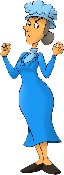 Dona Clotilde By Alexelz - Daniel De La Biblia Dibujo A Color (227x605)