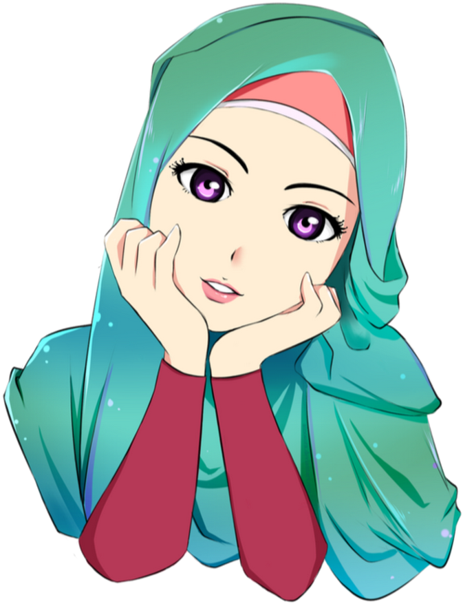 Hijab Cartoon Islam Drawing Anime - Anime Muslim (900x900)