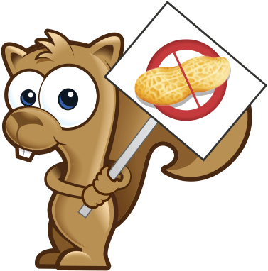 Mcs Official Snack List - Peanut Illustration (377x382)