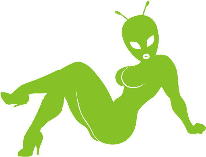 Alien Clip Art - Sexy Alien Png (958x740)