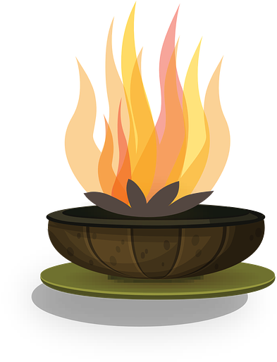 Fire Clipart Warmth - Flame (640x631)