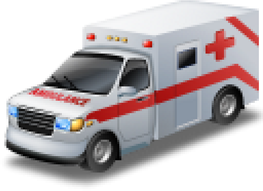 Ambulance Computer Icons Nontransporting Ems Vehicle - Make A Ambulance Car From Cardboard (1024x1024)