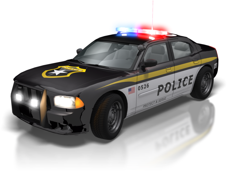 Police Lights - Police Car Lights Png (800x600)