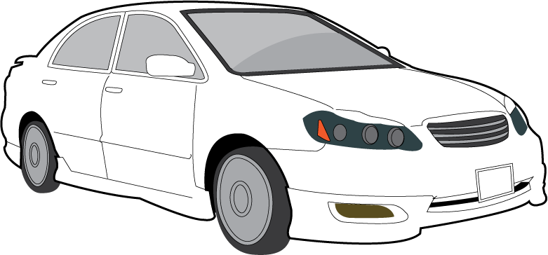 Car Clipart - Clip Art White Car (781x364)