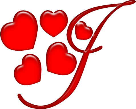 Alfabeto Coração Em Png - Alphabet (477x383)