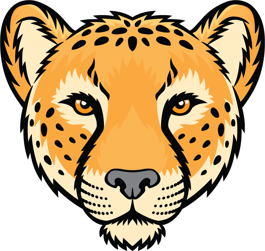 Chimney Lakes Elementary - Draw A Cheetah Face (874x828)