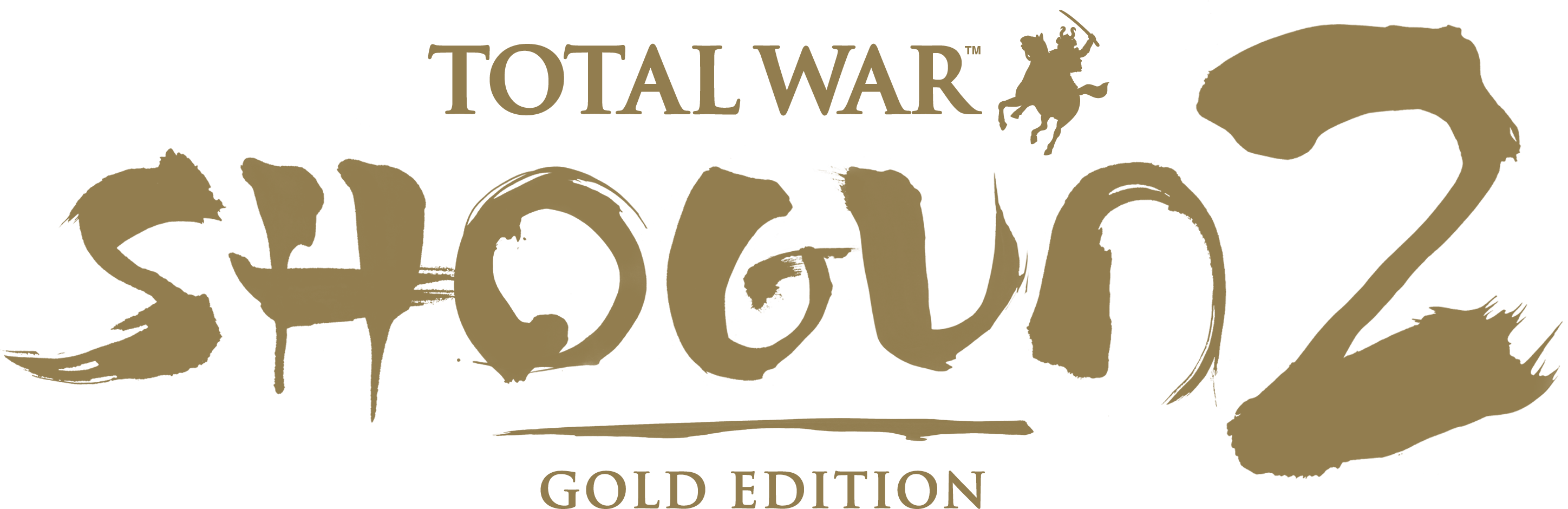 Shogun 2 Features Enhanced Full 3d Battles Via Land - Shogun 2 Total War Logo (2896x940)