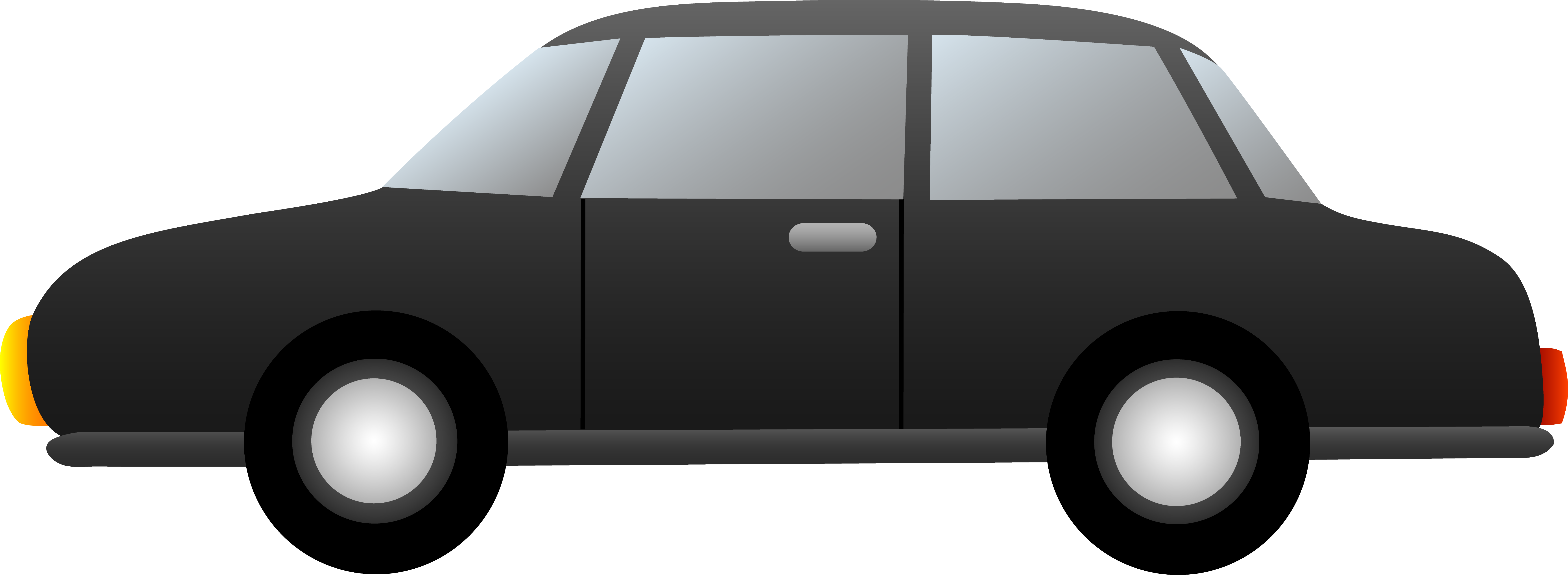 Car Clipart Grey - Car Clip Art (7122x2615)