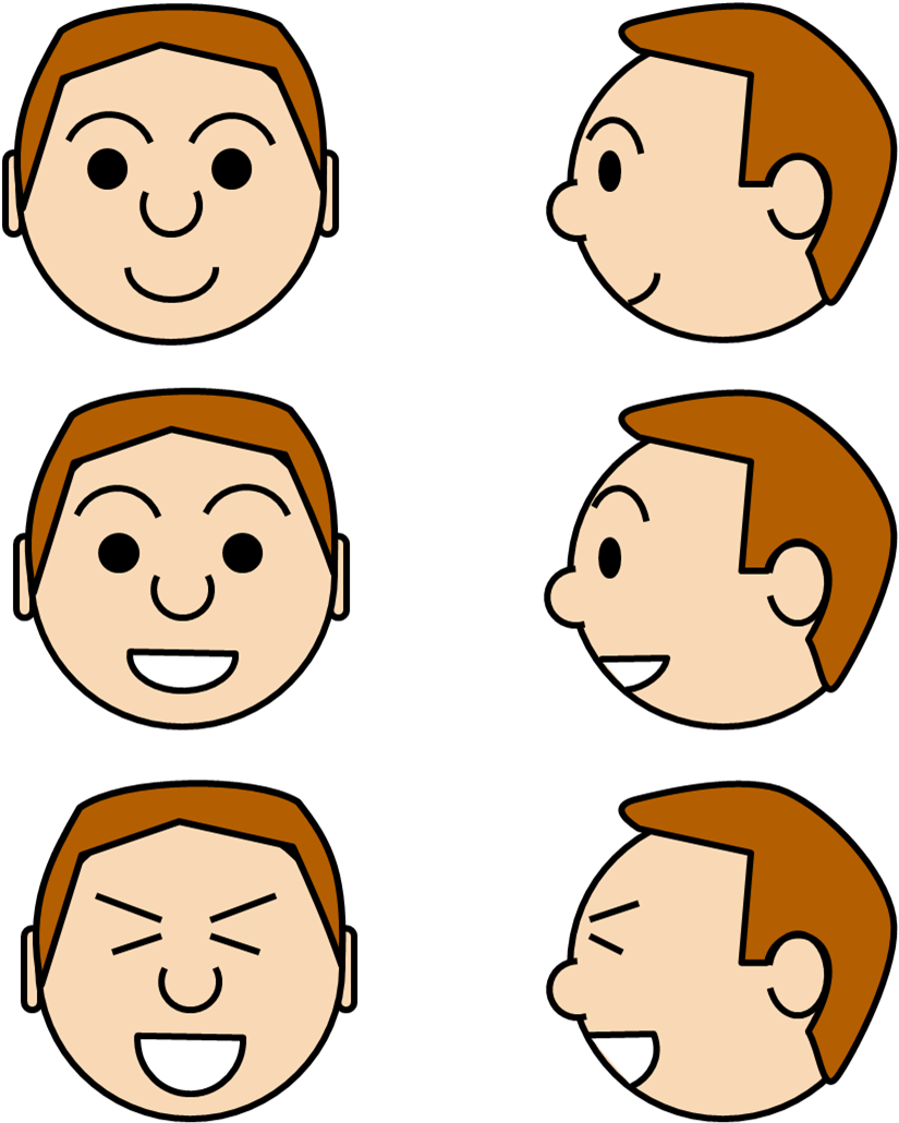 Images For Face Expressions Clipart - Facial Expression (962x1141)