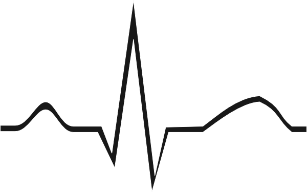 Ekg Black And White (600x375)