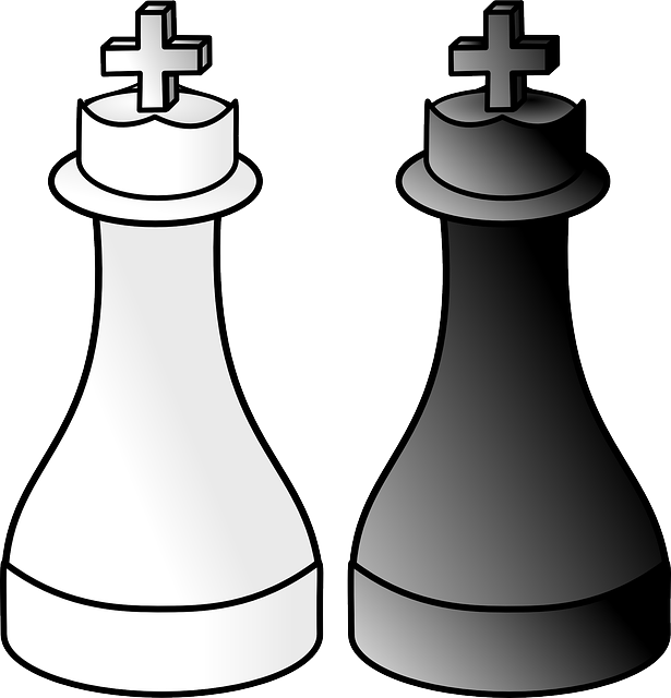 King, White, Recreation, Chess, Games, Kings - King Chess Black And White (615x640)